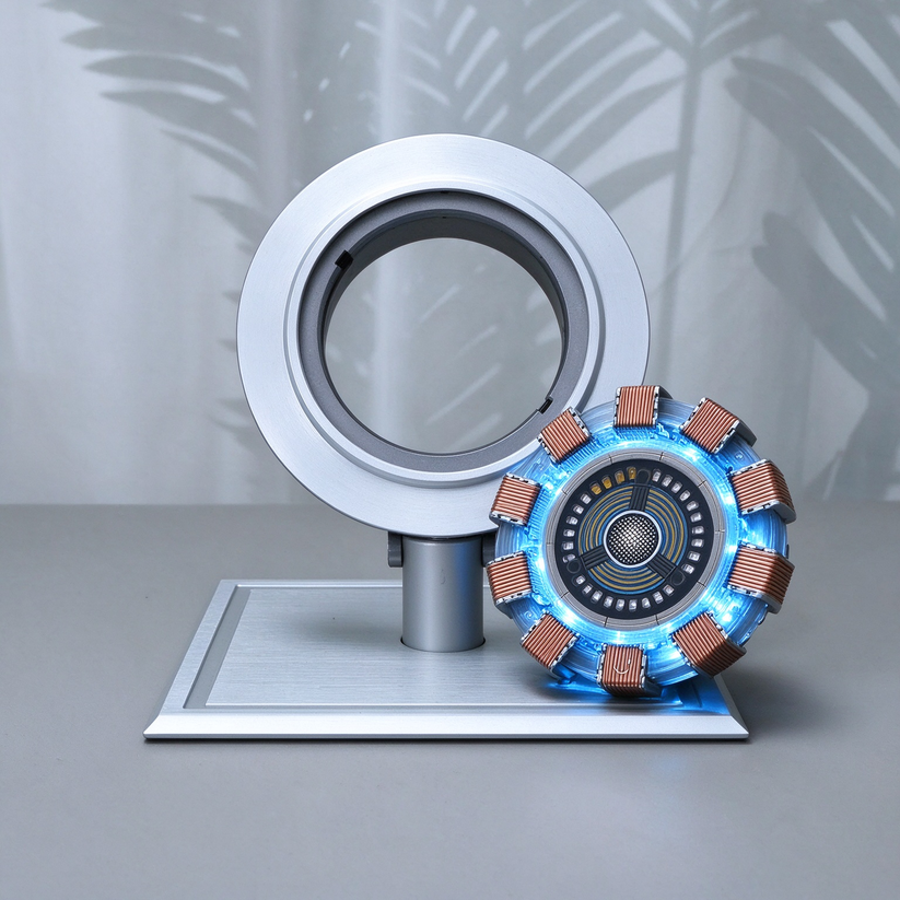 ⚡ Futuristic Energy Core Wireless Charger – Light Up Your Setup