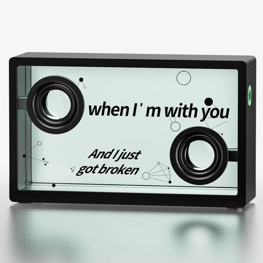 🎶 Transparent Lyric Bluetooth Speaker