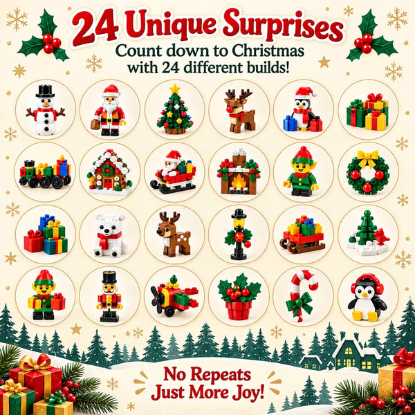 🎅 2026 Christmas Capsule Building Blocks – 24 Days of Building Magic