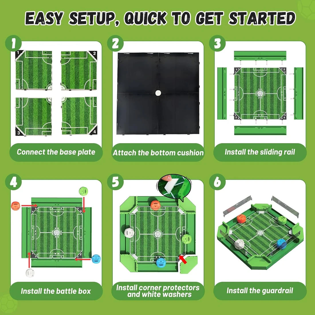 ⚽ Remote Control Table Football Game – 2–4 Player Soccer Showdown
