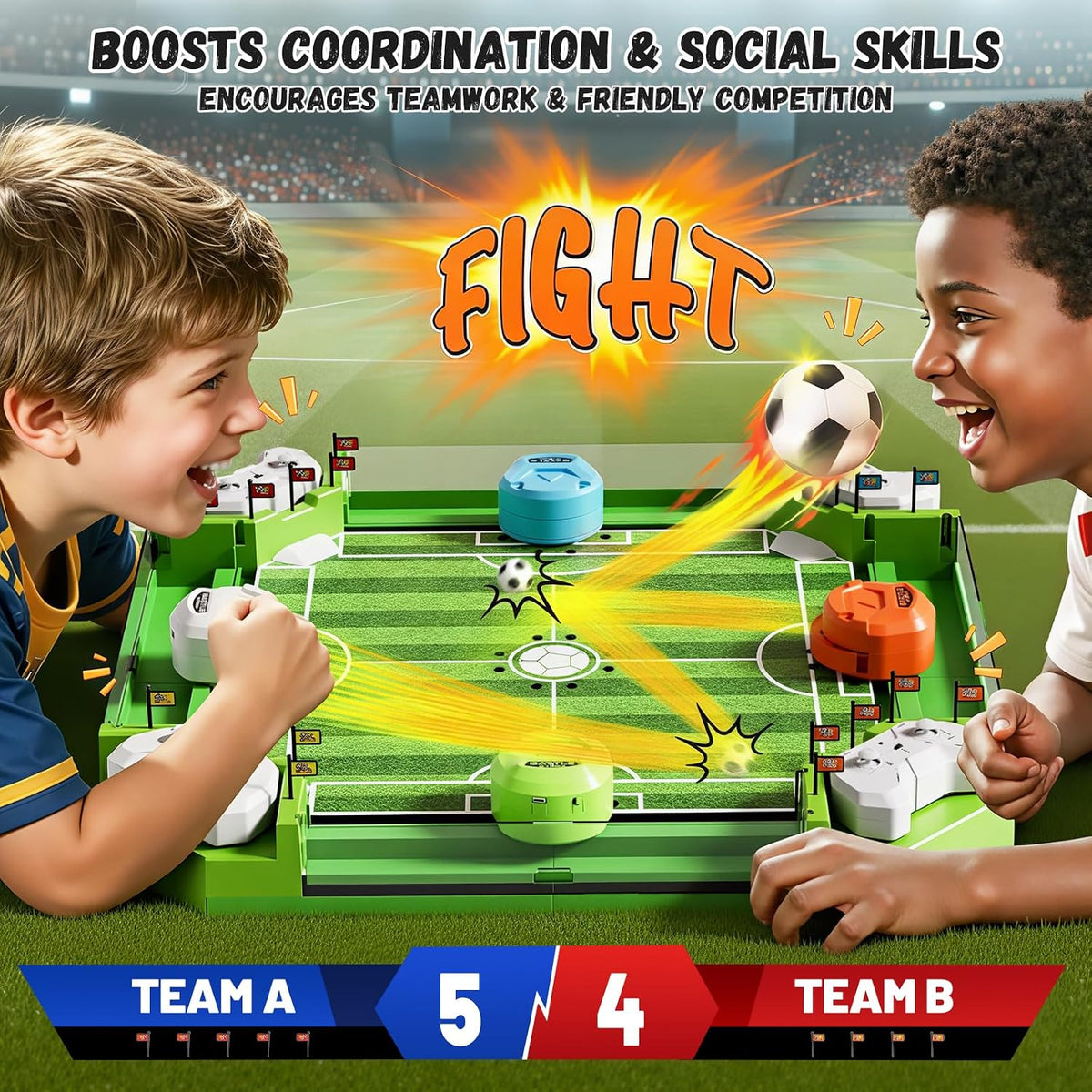 ⚽ Remote Control Table Football Game – 2–4 Player Soccer Showdown