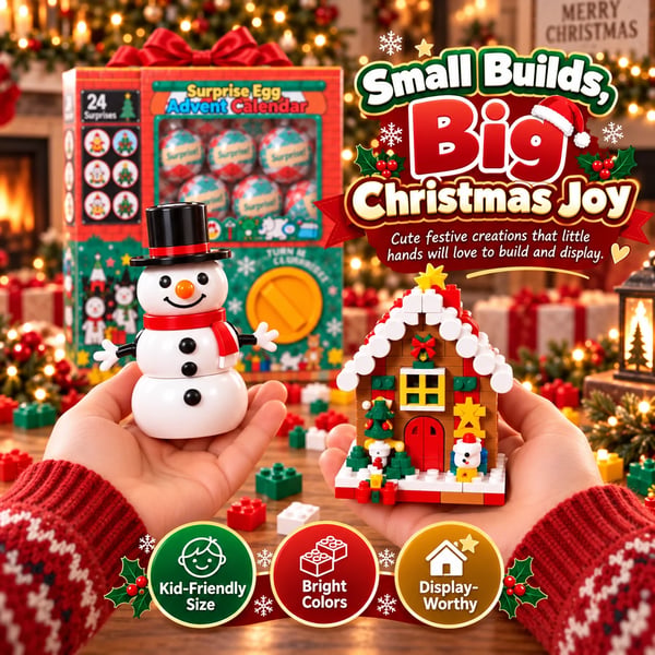 🎅 2026 Christmas Capsule Building Blocks – 24 Days of Building Magic