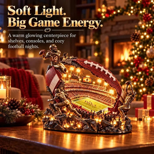 🏈 Lighted Football Stadium Collectible