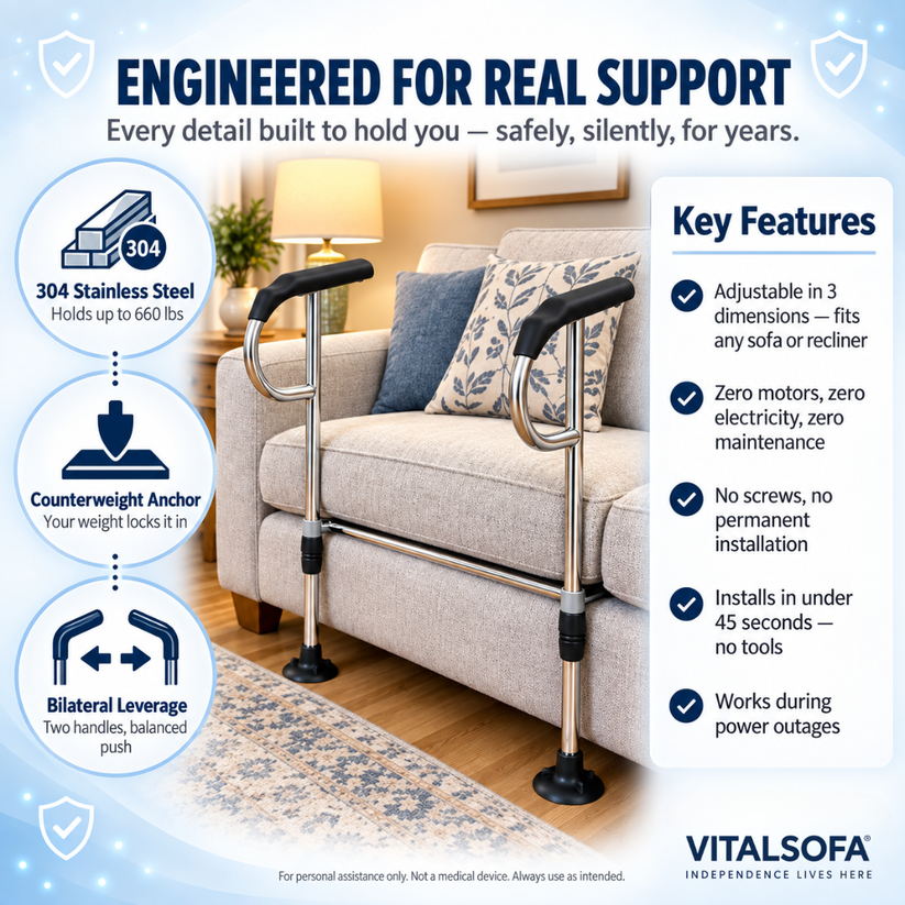 🛋️ Sofa Stand Assist Bar – The Gift That Gives Back Their Independence