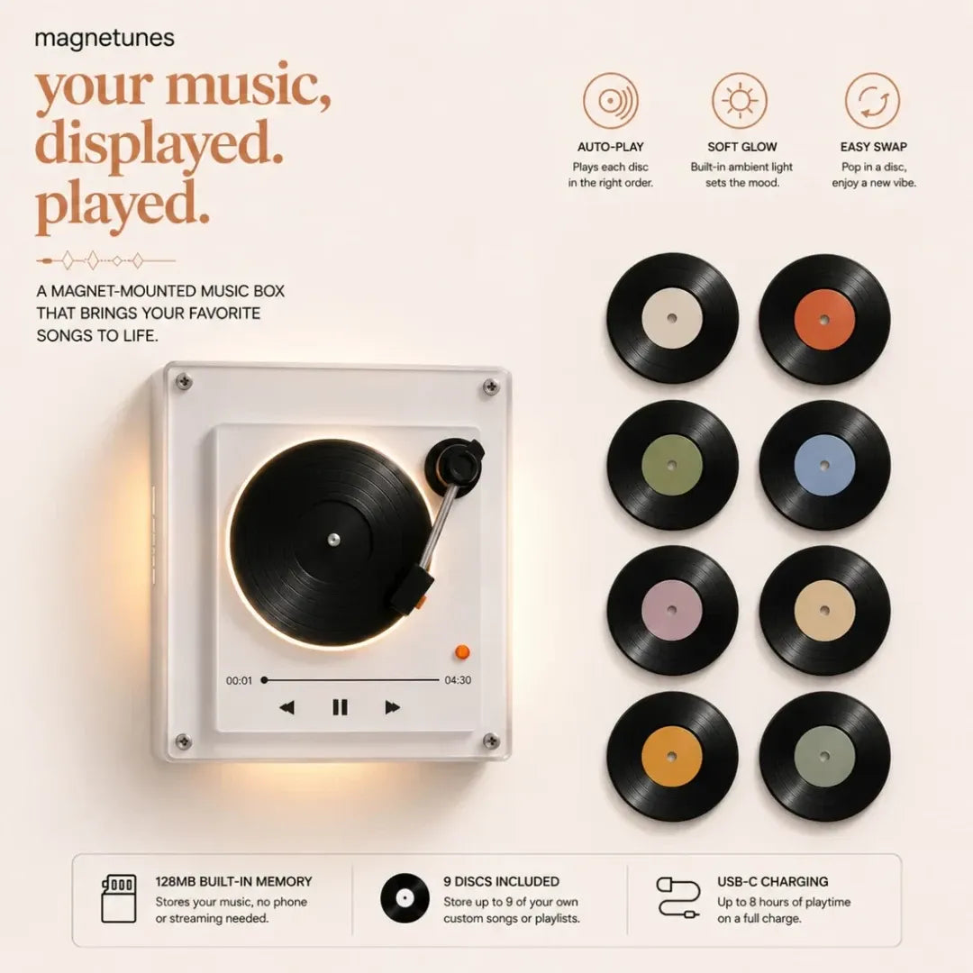 🎸GNR – Rock Vinyl NFC Music Frame
