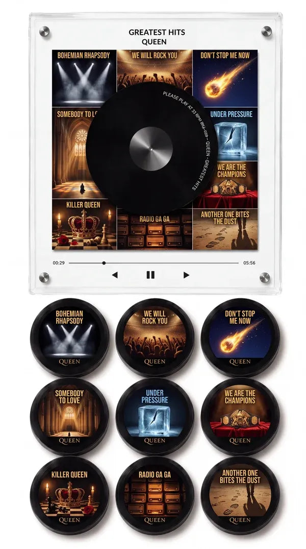 🎸 Rock Vinyl Frame – Legendary Music, On Display