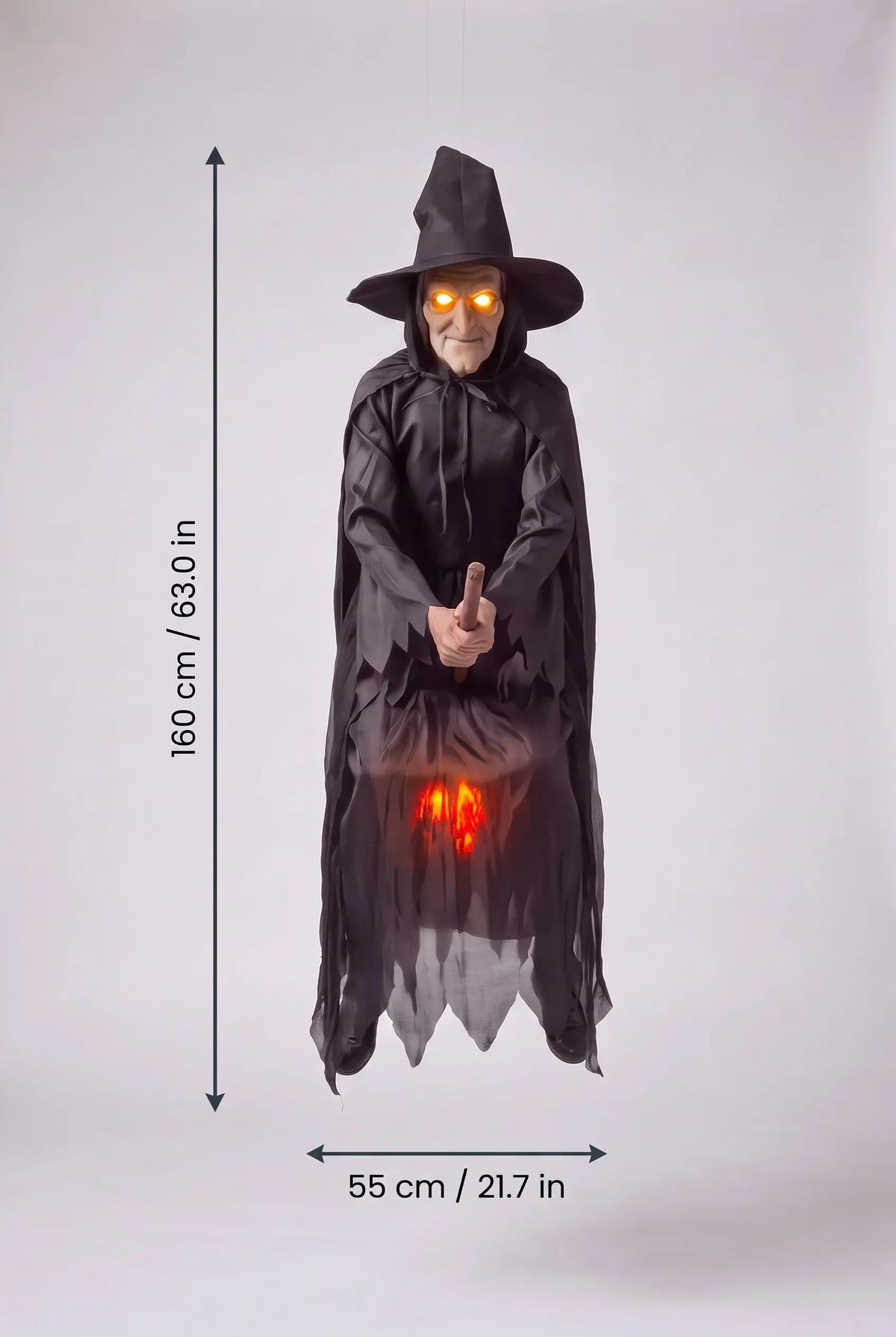 🧙‍♀️ Remote Control Flying Witch – Halloween Edition