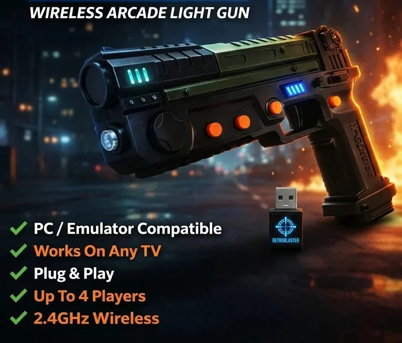 🕹️ Wireless Arcade Controller – Instant Arcade Action, Zero Wires