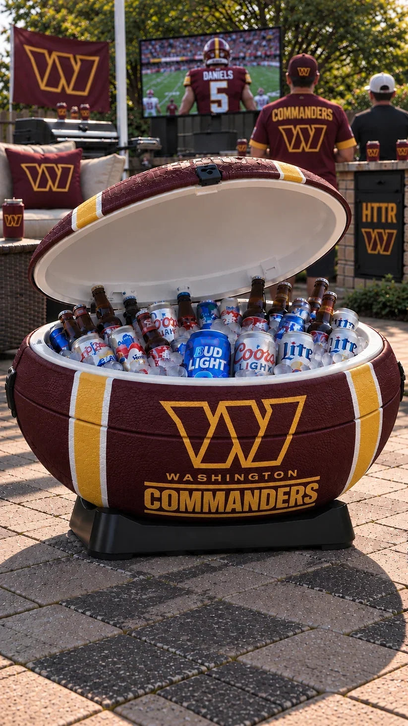 🏈 Football‑Shaped Cooler – 50+ Can Game Day Cooler