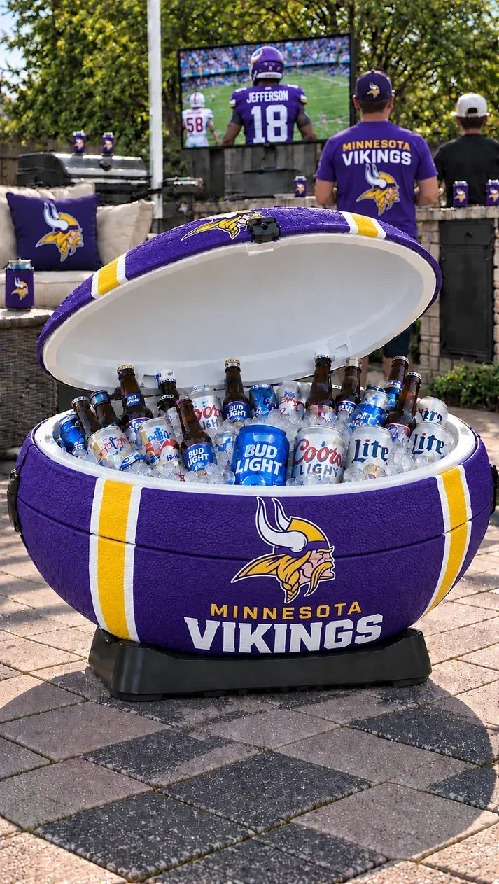 🏈 Football‑Shaped Cooler – 50+ Can Game Day Cooler
