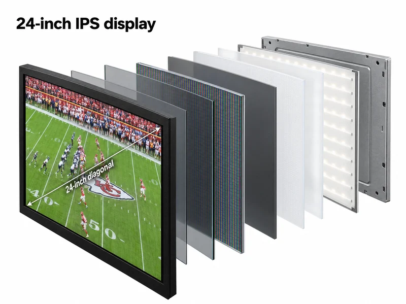 🏟️ 4-Sided Ceiling Sports Display – One Centrepiece. A Better View of Game Day.